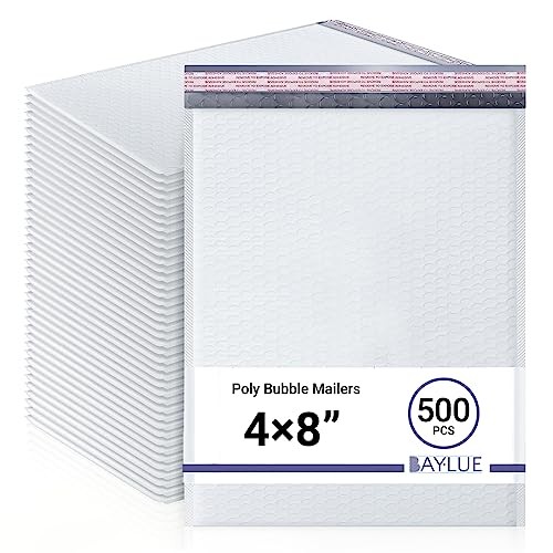 Baylue Poly Bubble Mailers | Multiple Sizes & Colors Self Seal Padded Envelopes