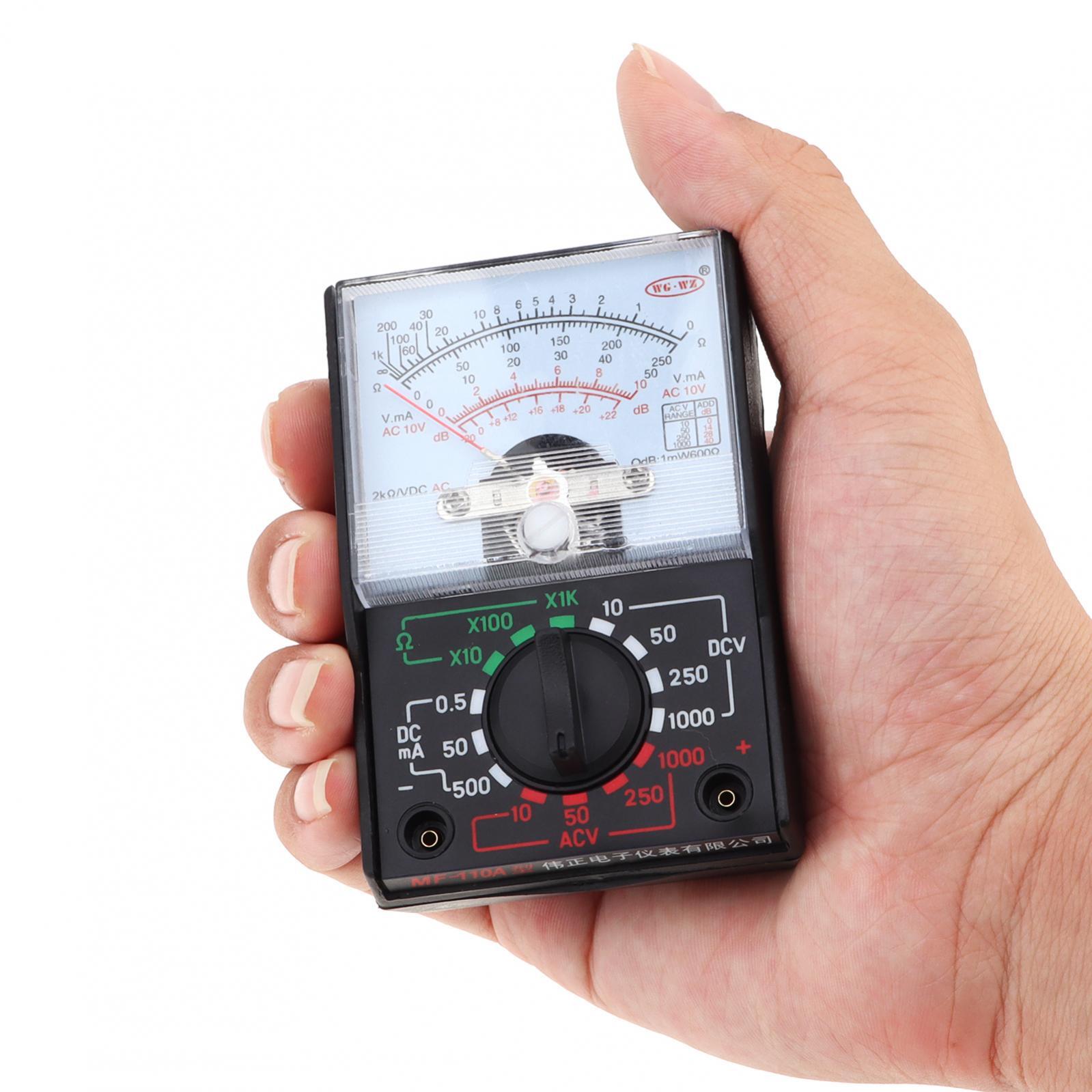 Analog Multimeter Voltmeter Ammeter Ohmmeter Tester Meter OHM AC/DC Volt