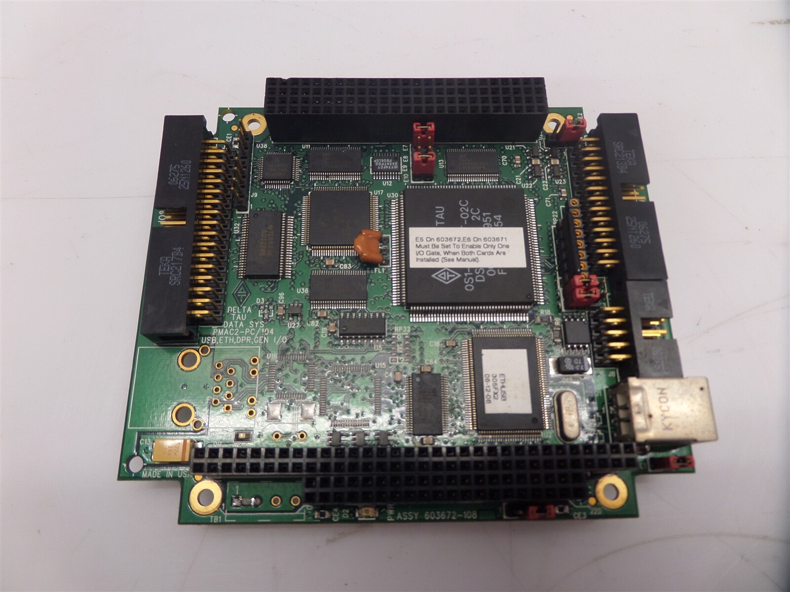 Delta Tau Data Sys PMAC2-PC/104 Assy USB Controller Board 603672-108