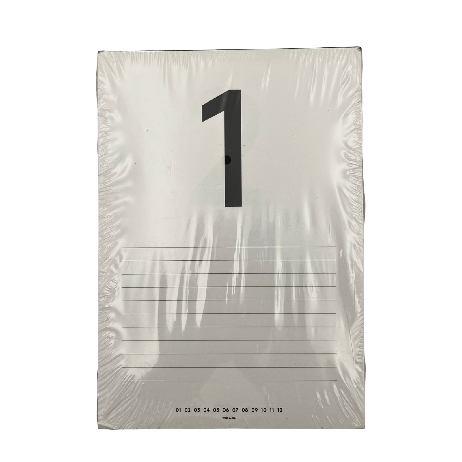 Wms&Co. Daily Calendar Pad Non-Dated 6 Months *You Choose*