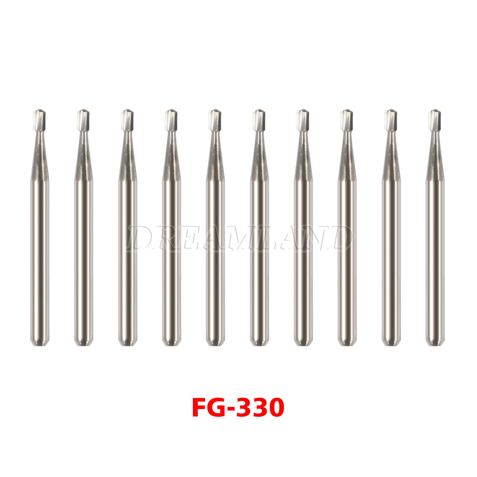 Dental Carbide Burs FG330 Pear 10/pk