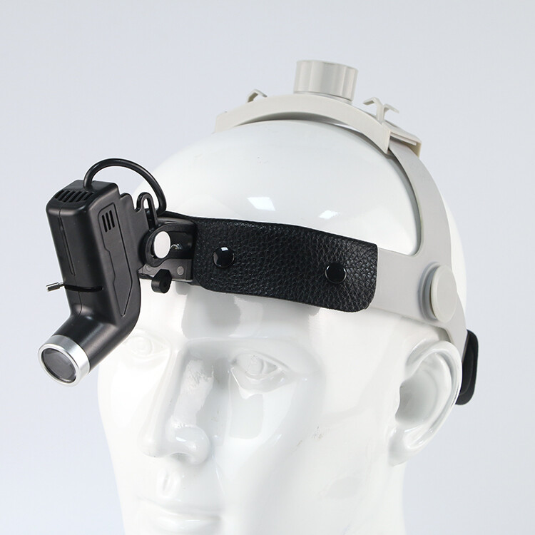 5W LED Dental Medical Head Light ENT Specific Black with Aluminum Box US STOCK