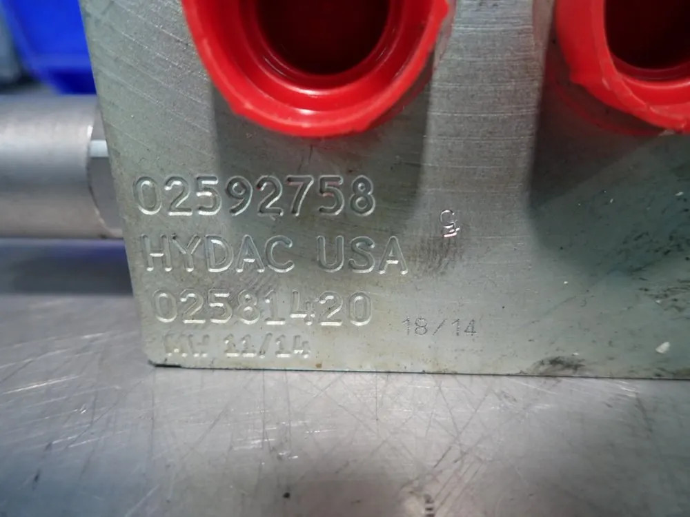 HYDAC HYDRAULIC CONTROL MANIFOLD 02581420