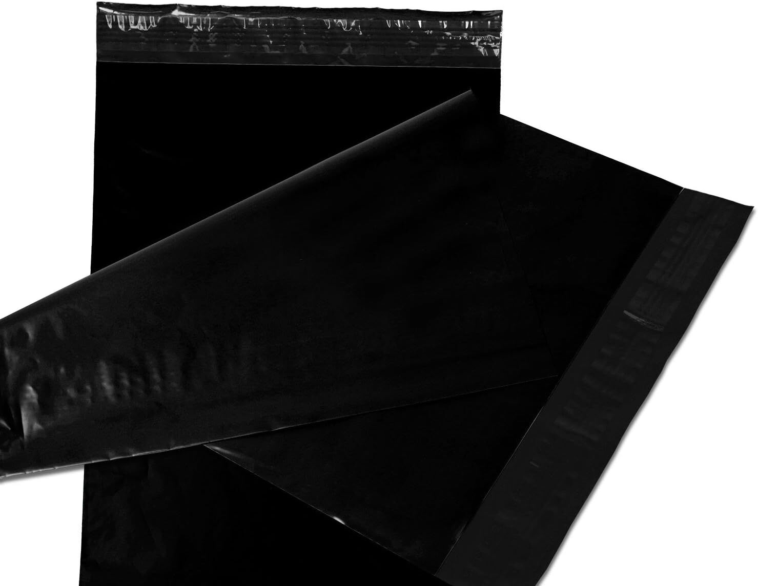 Black Color Poly Mailers Self Sealing Shipping Bags Plastic Mailing Envelopes