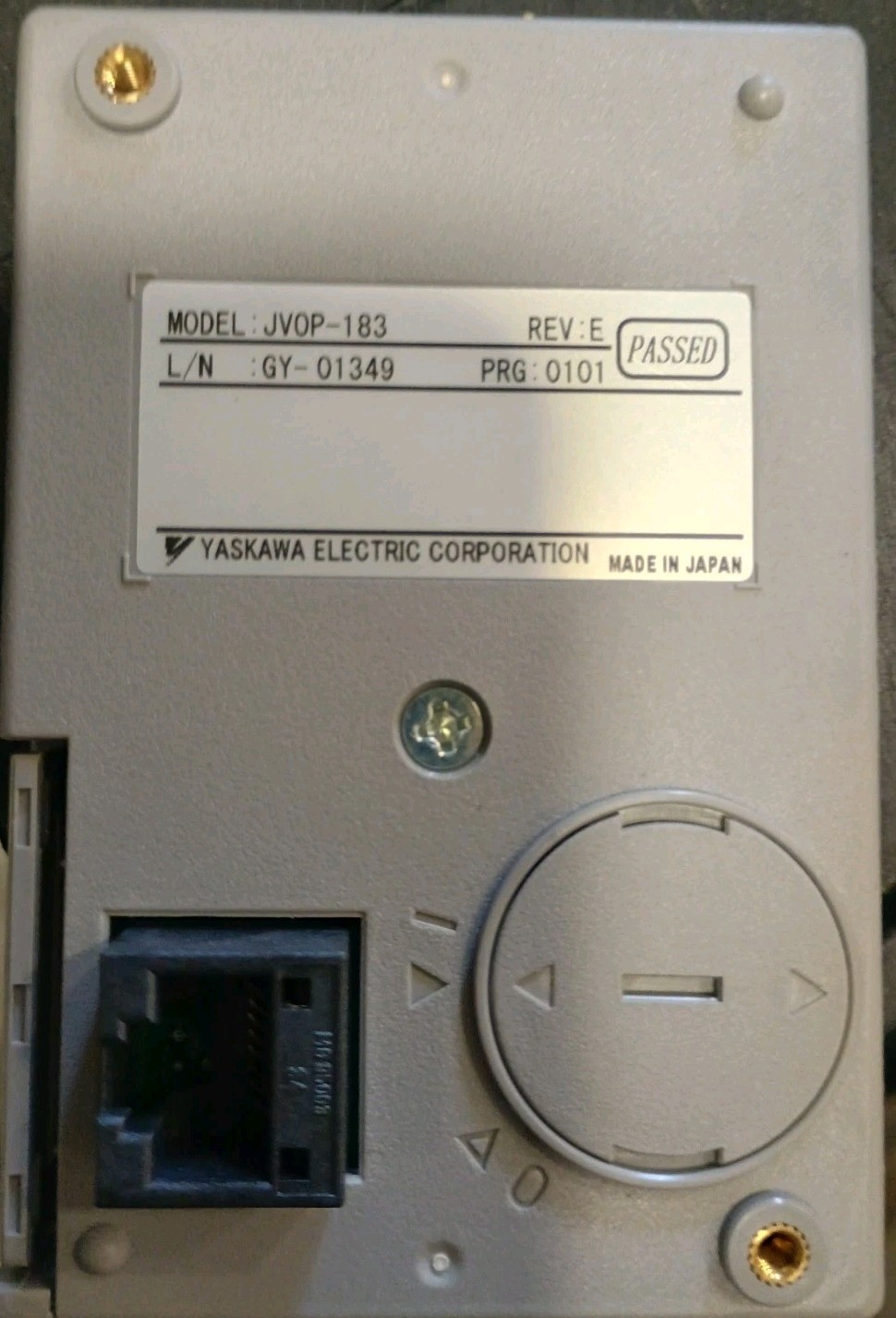 Yaskawa JVOP-183 Digital Operator Keypad Display Z1000 iQ pump 1000 VFD