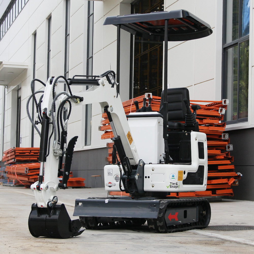 Mini Excavator 1 Ton 13.5hp Mini Digger Crawler Track Gas EPA Engine USA Stock