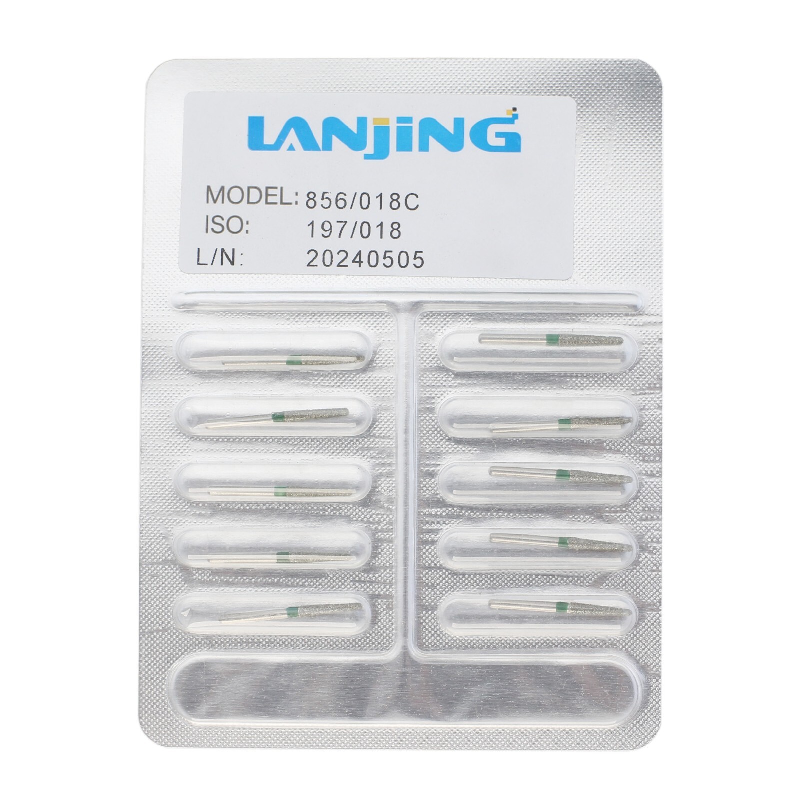 Dental Diamond Burs Football Round End Taper Coarse Fine FG High Speed 856 850