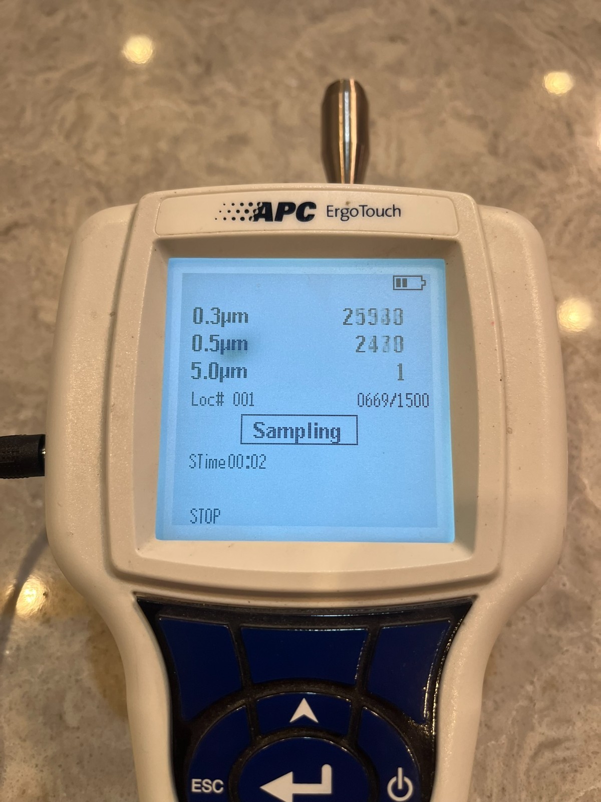 Biotest 9303-01BT APC ErgoTouch Particle Counter + charger 60 days warranty
