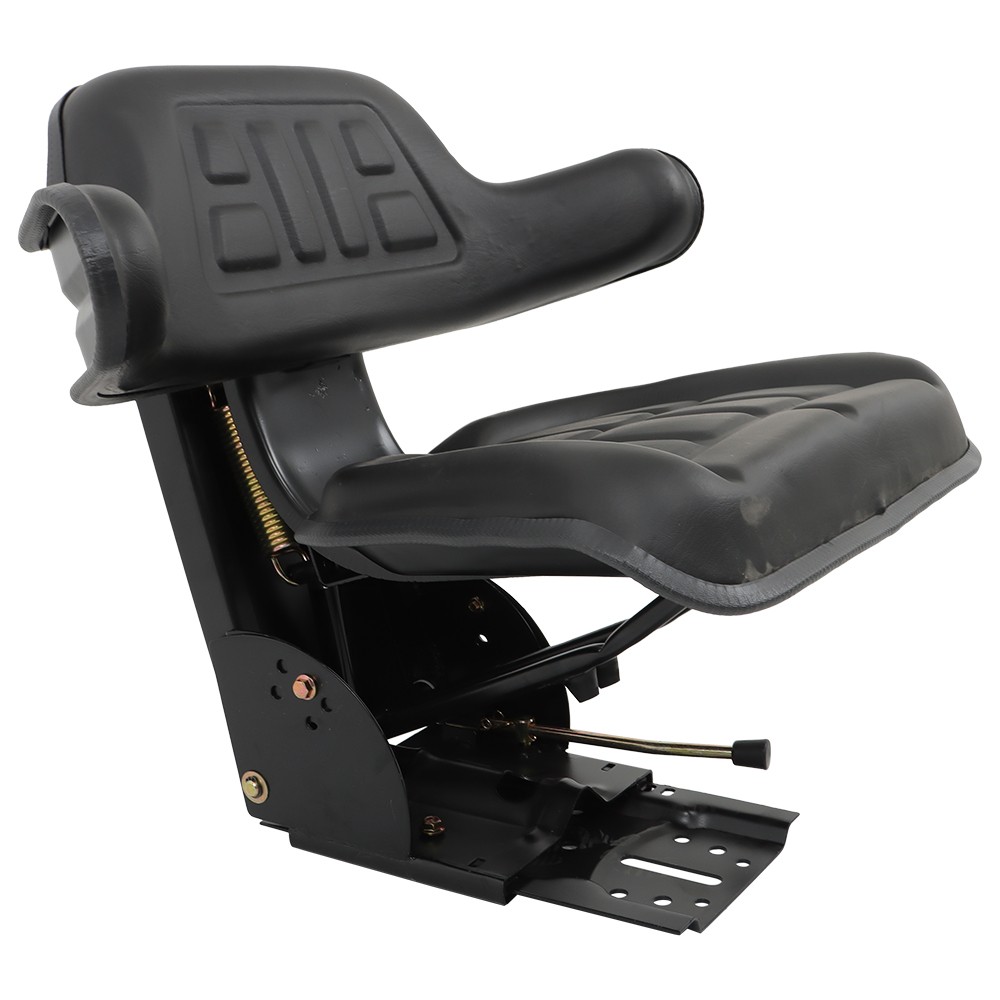 Black Tractor Suspension Seat For Massey Ferguson 180 185 235 240 245 250 254