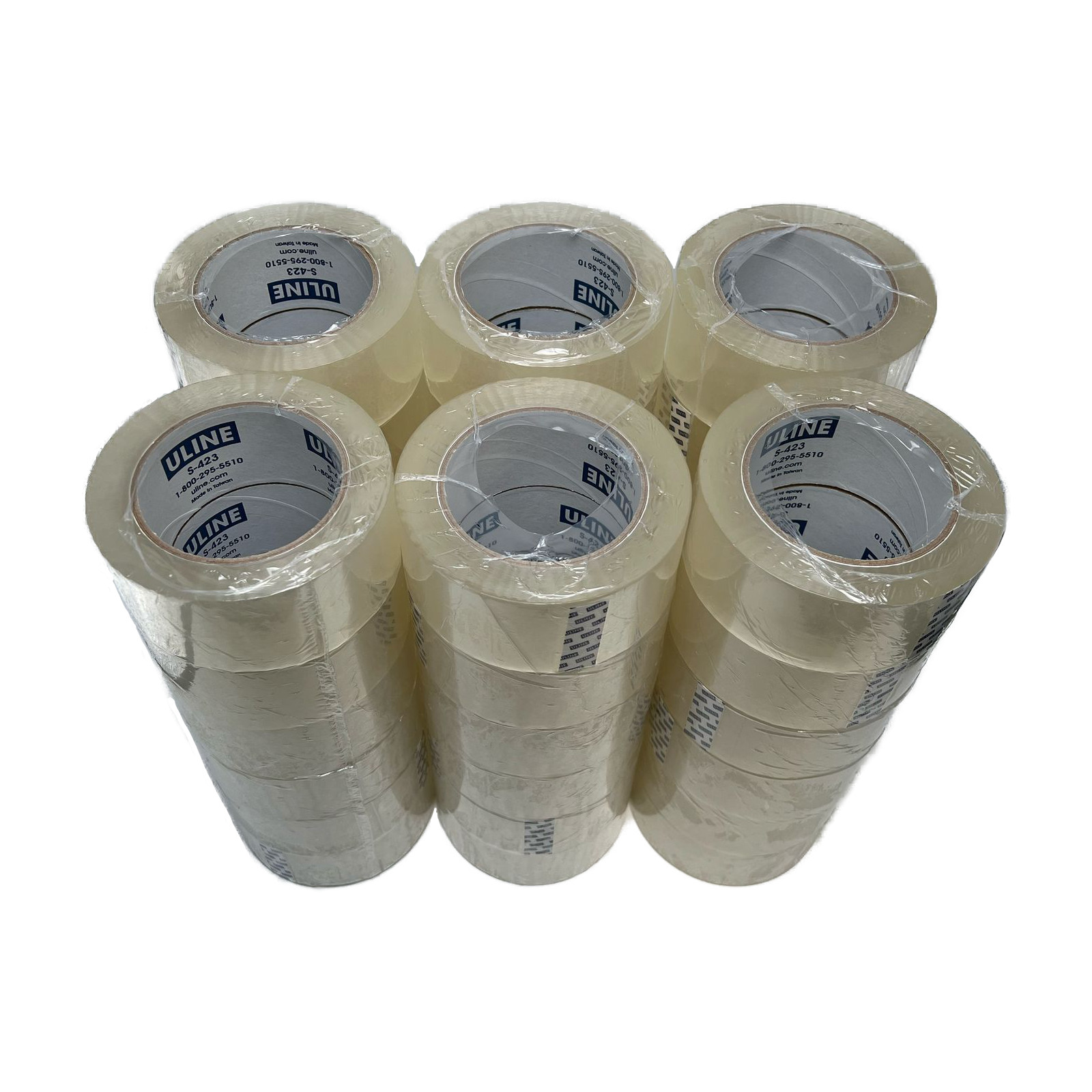 ULINE S-423 2 Mil Packing Tape, 2″ x 110 yds (Case of 36 Rolls)