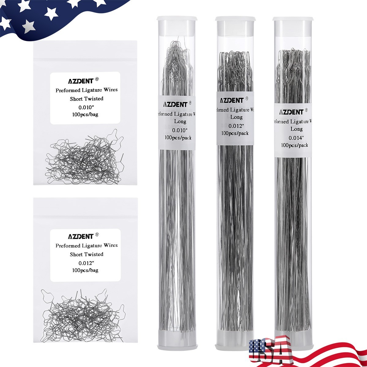 1000Pcs/Bag 23Colors Dental Ortho Elastic Ligature Ties Rubber Power Bands Soft
