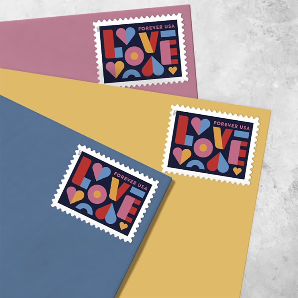 United States Postal Service Love Stamps 2 Sheets Of 20 Us Postal First Class