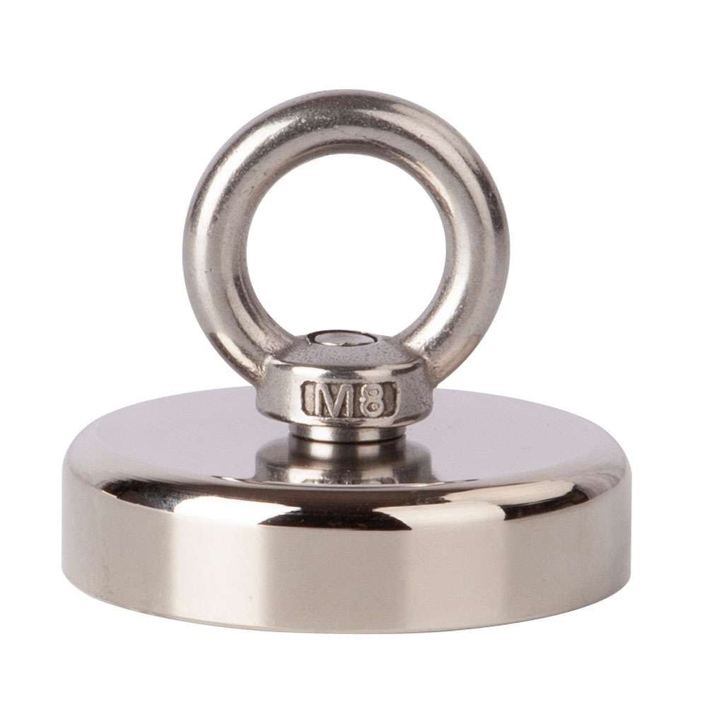 Neodymium Fishing 400LBS Magnet Pulling Force Super Strong Round Rare Earth