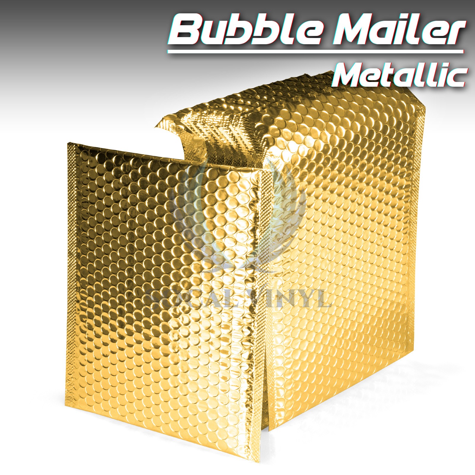 ANY SIZE Metallic Gold Poly Bubble Padded Mailers Shipping Envelopes Bag Kraft