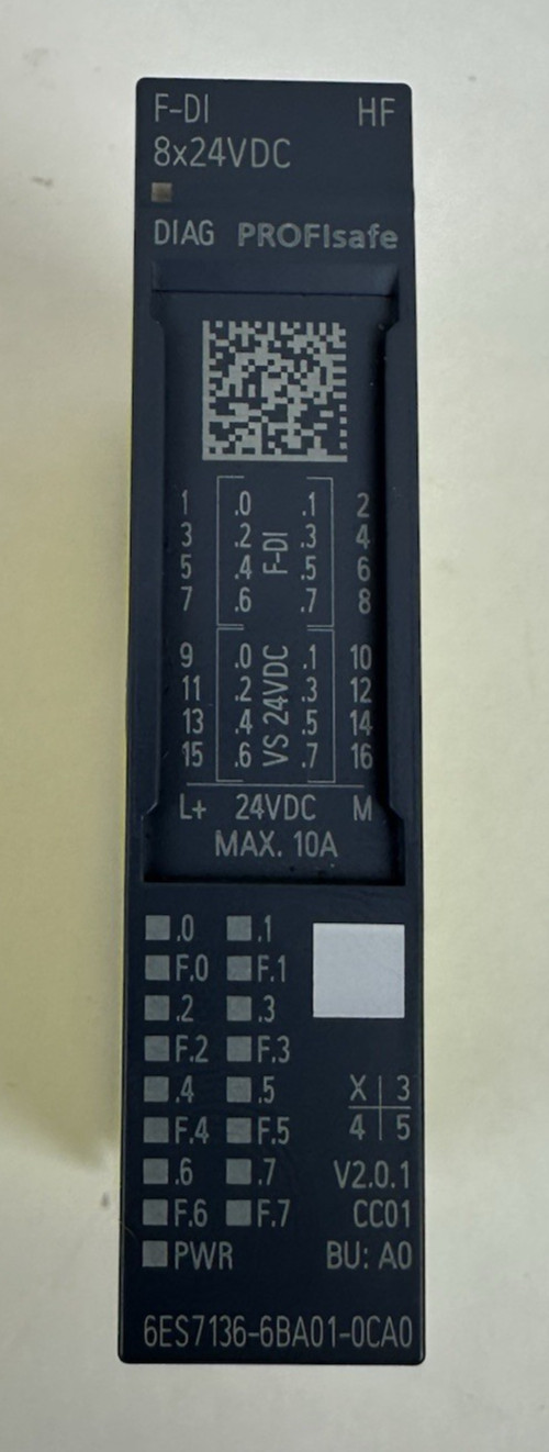 SIEMENS 6ES7 136-6BA01-0CA0 SIMATIC DIGITAL INPUT MODULE 24VDC SIMATIC ET 200SP