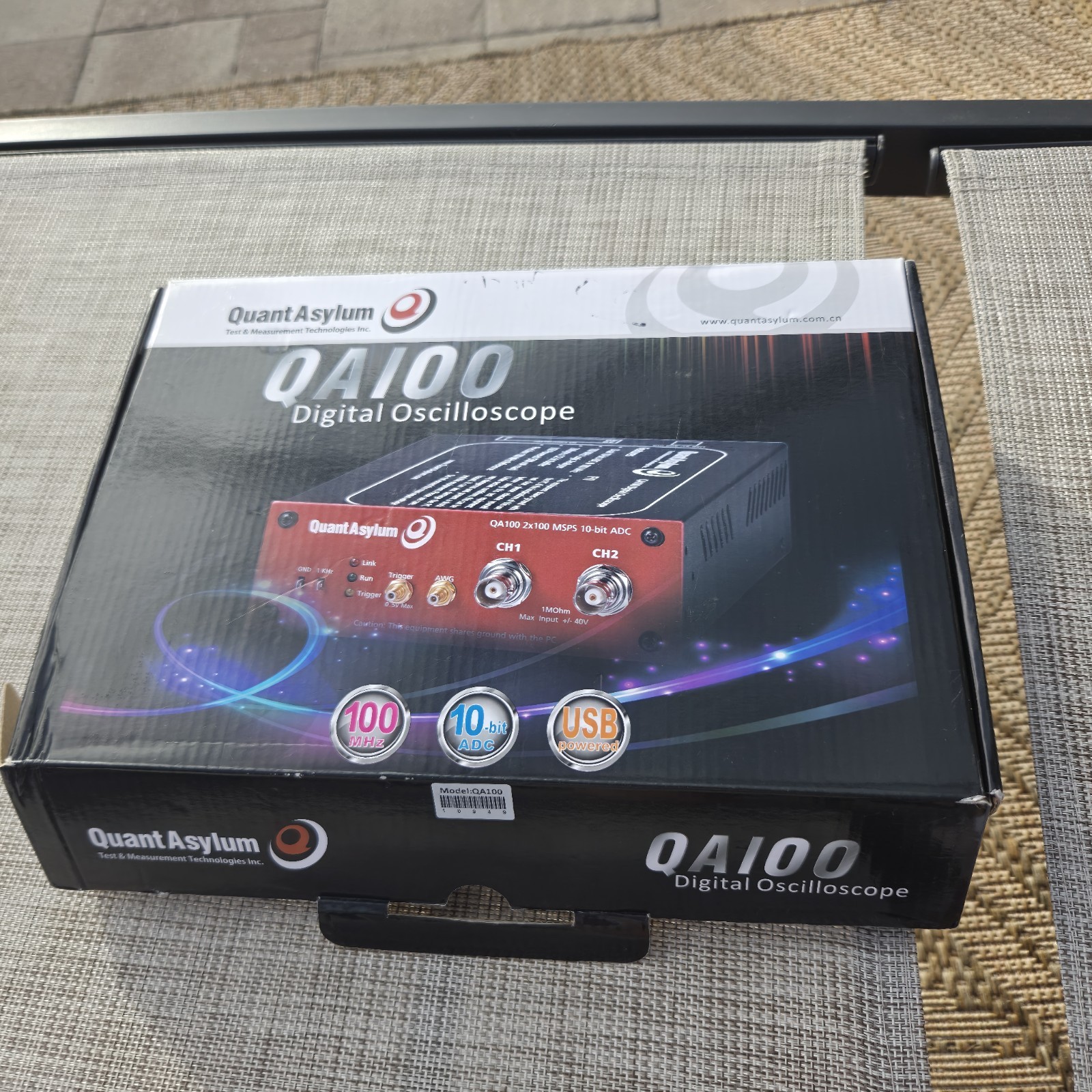 Quant Asylum Digital Oscilloscope QA100 OPEN BOX