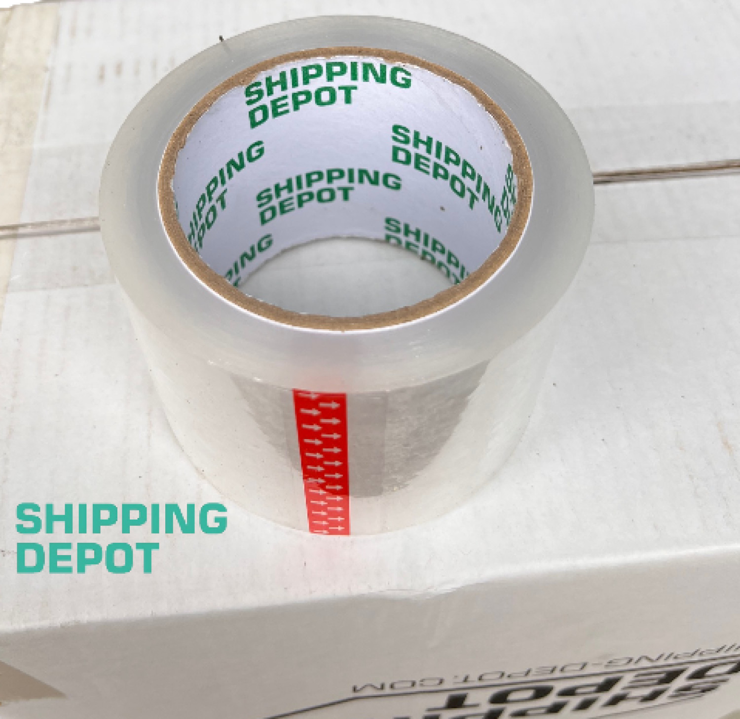 24 Rolls of Shipping Depot Carton Box Sealing Clear Packing Tape 3″ x 110 Yds