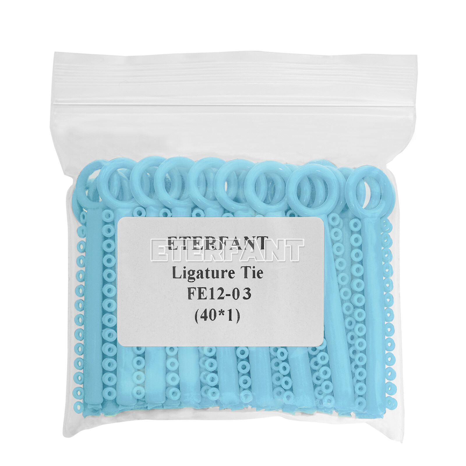 1040PCs ETERFANT Dental Orthodontic Ligature Ties Elastic Rubber Bands Brackets
