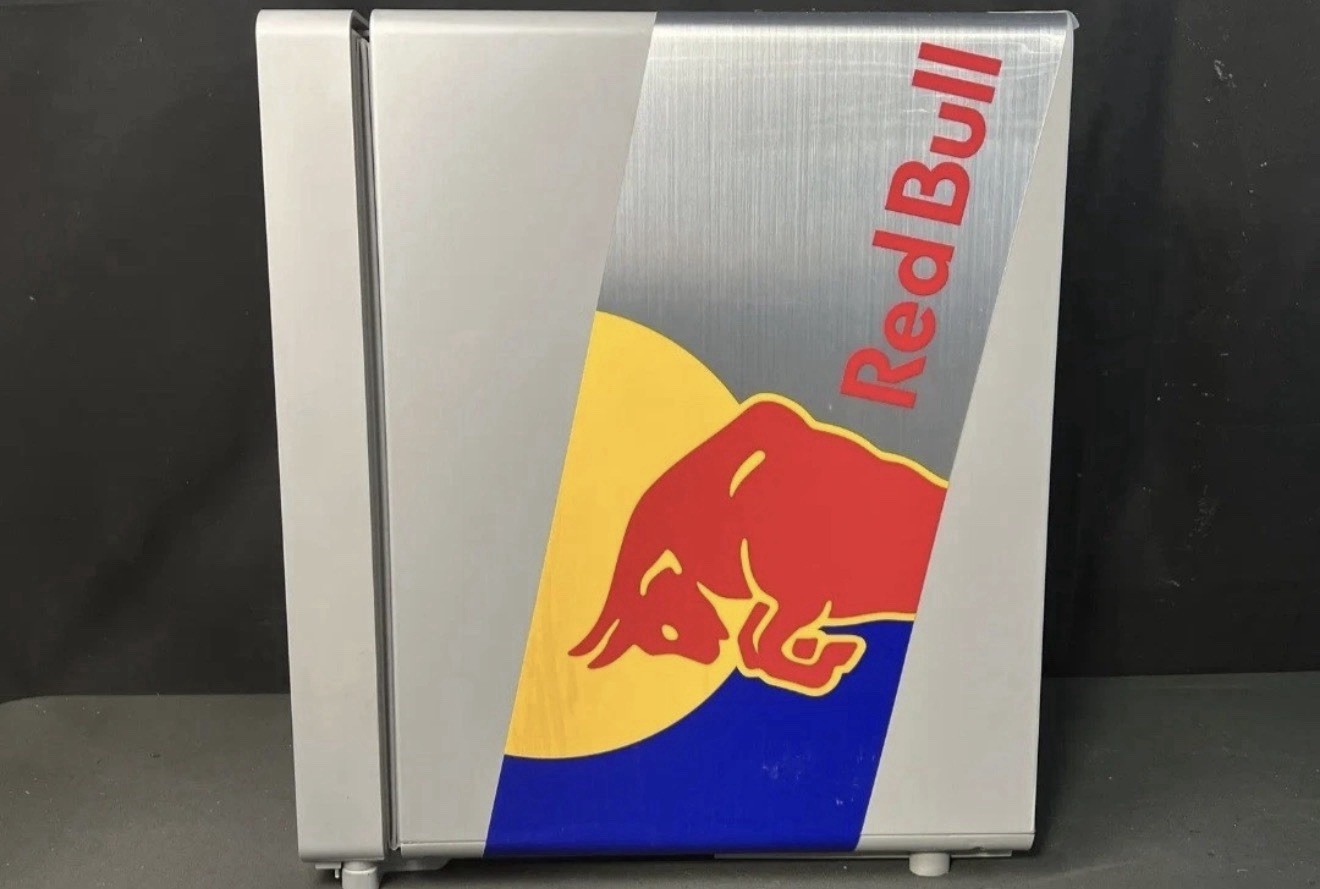NEW Red Bull Mini Fridge GDC Baby ECO LED Refrigerator 115v 2025 *RARE LAST ONE!