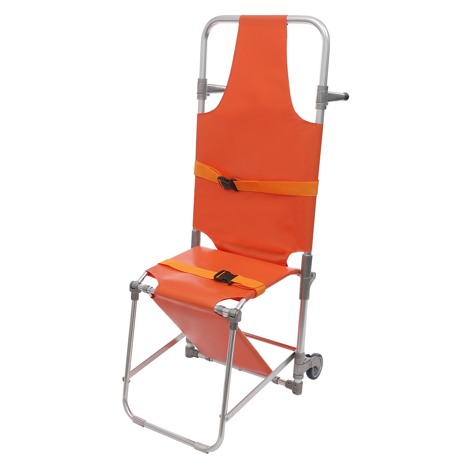 Emergency Rescue Stair Stretcher Chair Foldable Chair Stretcher W/ 2 Wheels
