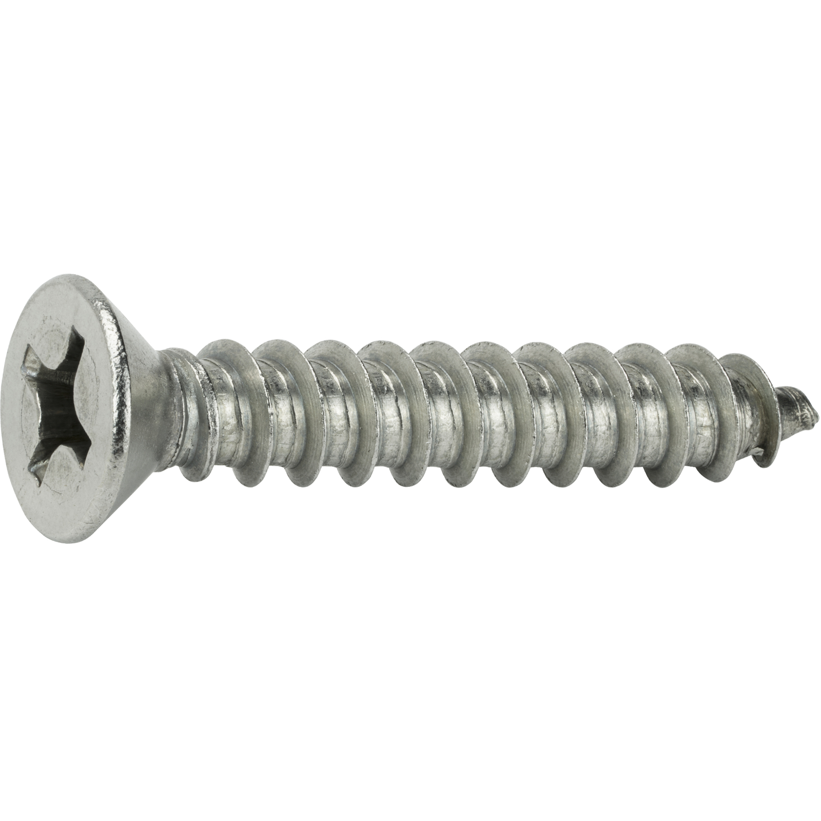 #6 Phillips Flat Head Self Tapping Sheet Metal Screws Stainless Steel All Sizes