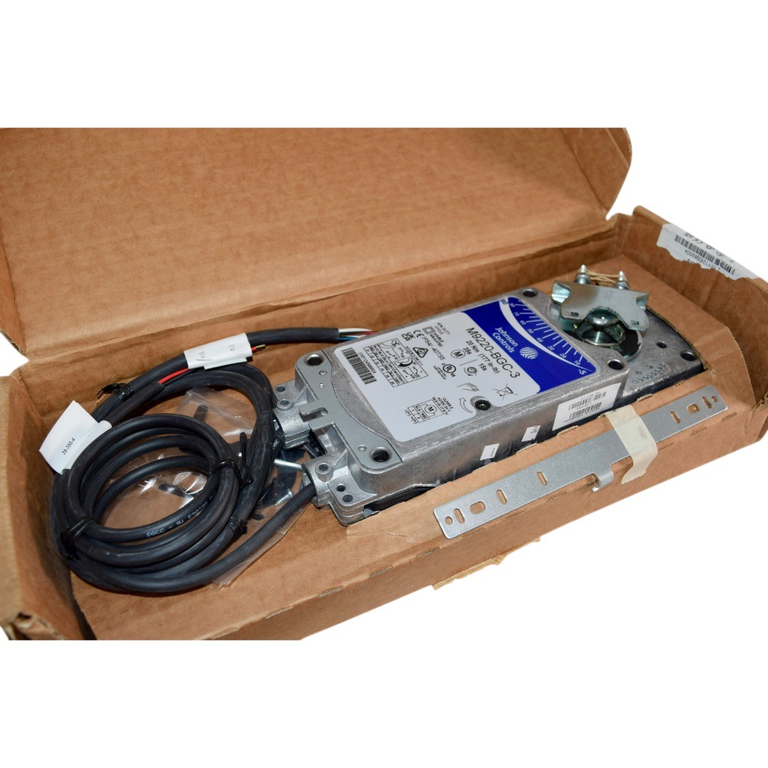 NEW Johnson Controls M9220-BGC-3 Spring Return Damper Actuator 24V 20Nm 177 in-l
