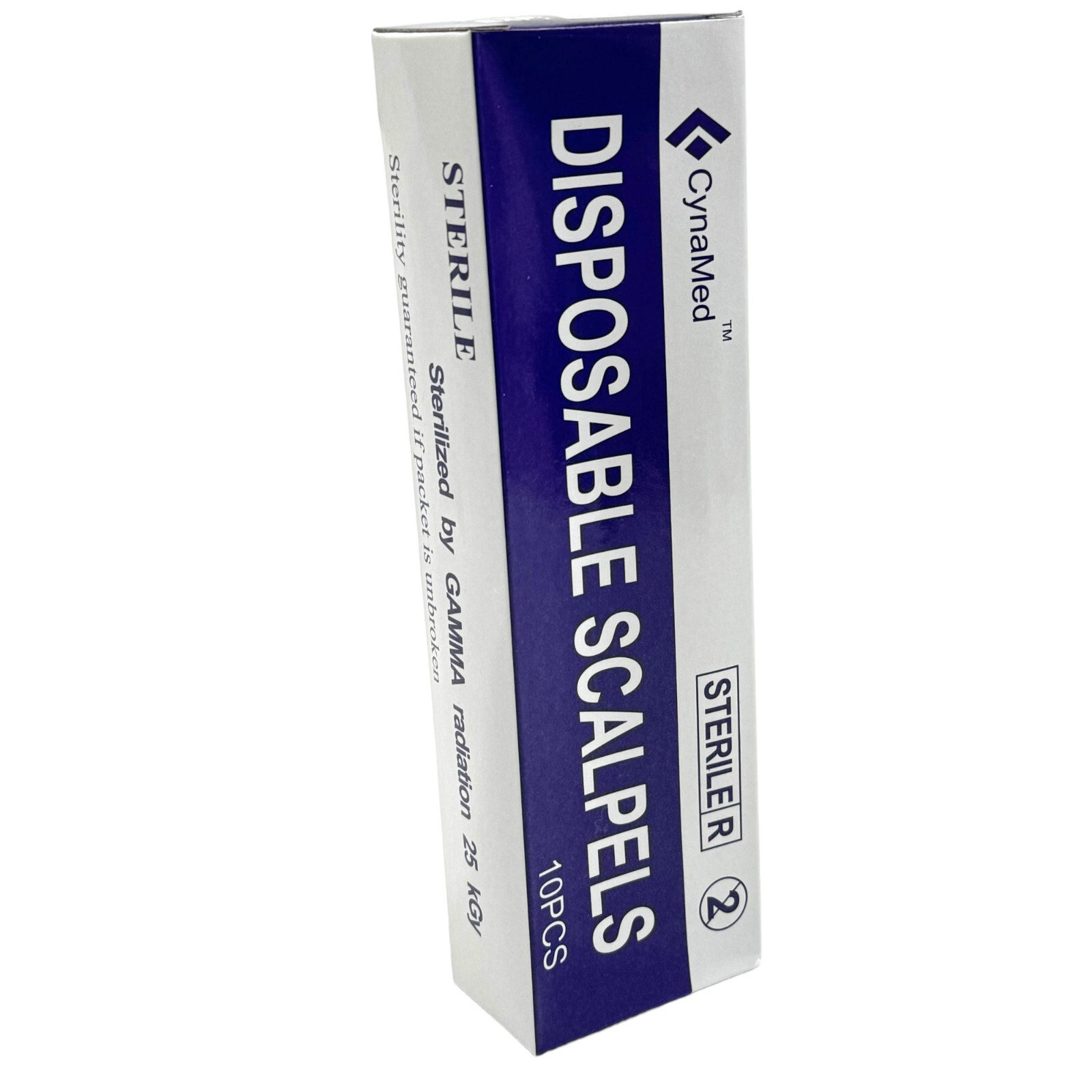 Dermaplaning, Acne Removal, Podiatry Single-Use Disposable Scalpel #22 -Sterile