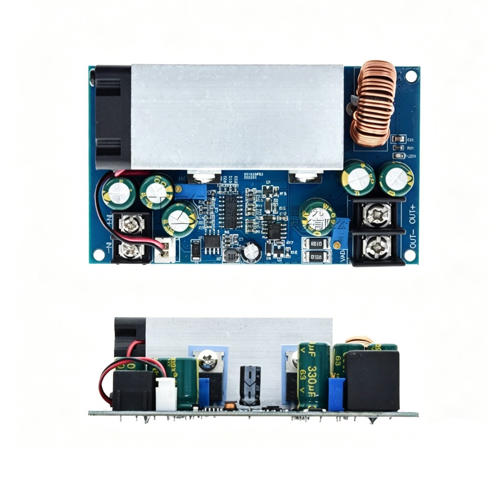 DC-DC 600W DC Adjustable Step-down Buck Converter Module 12V-75V to 5V24V48V 25A