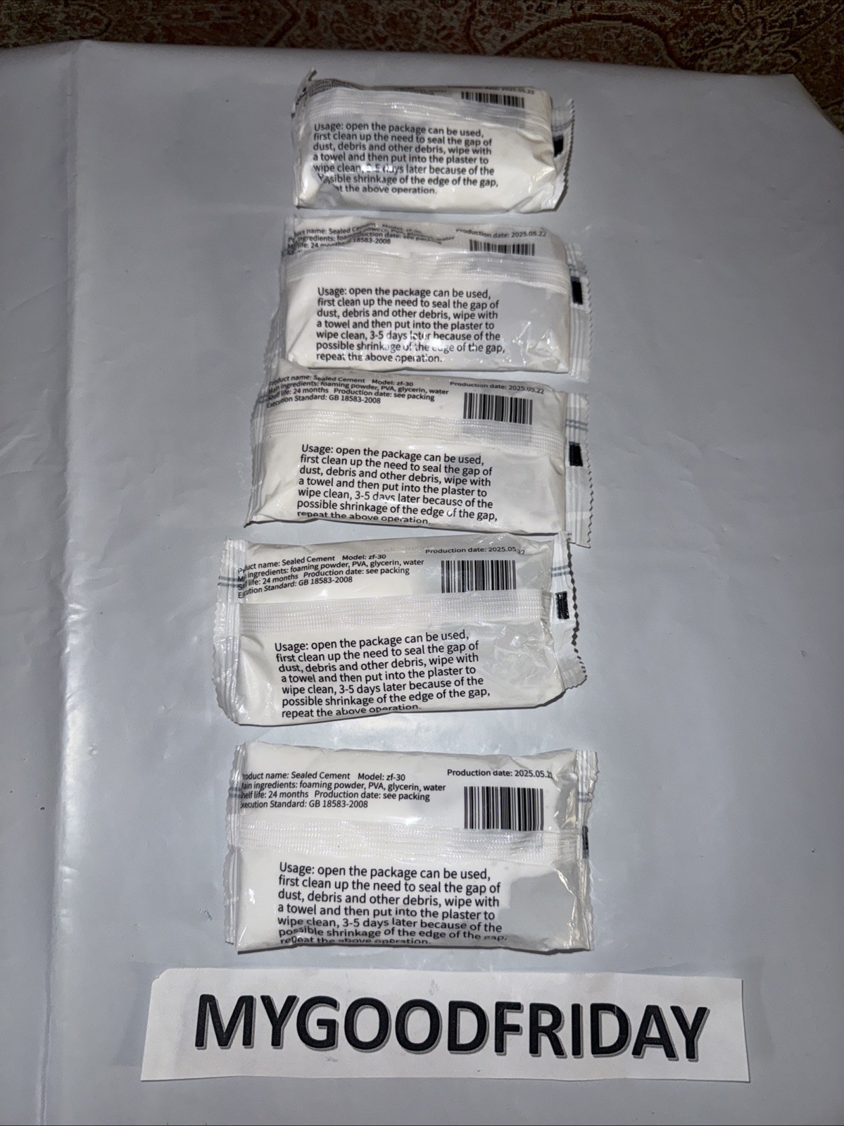 ROhS Sealant Clay Hole Blocking, Anti-insects With Good Plasticity (Lot Of 5)