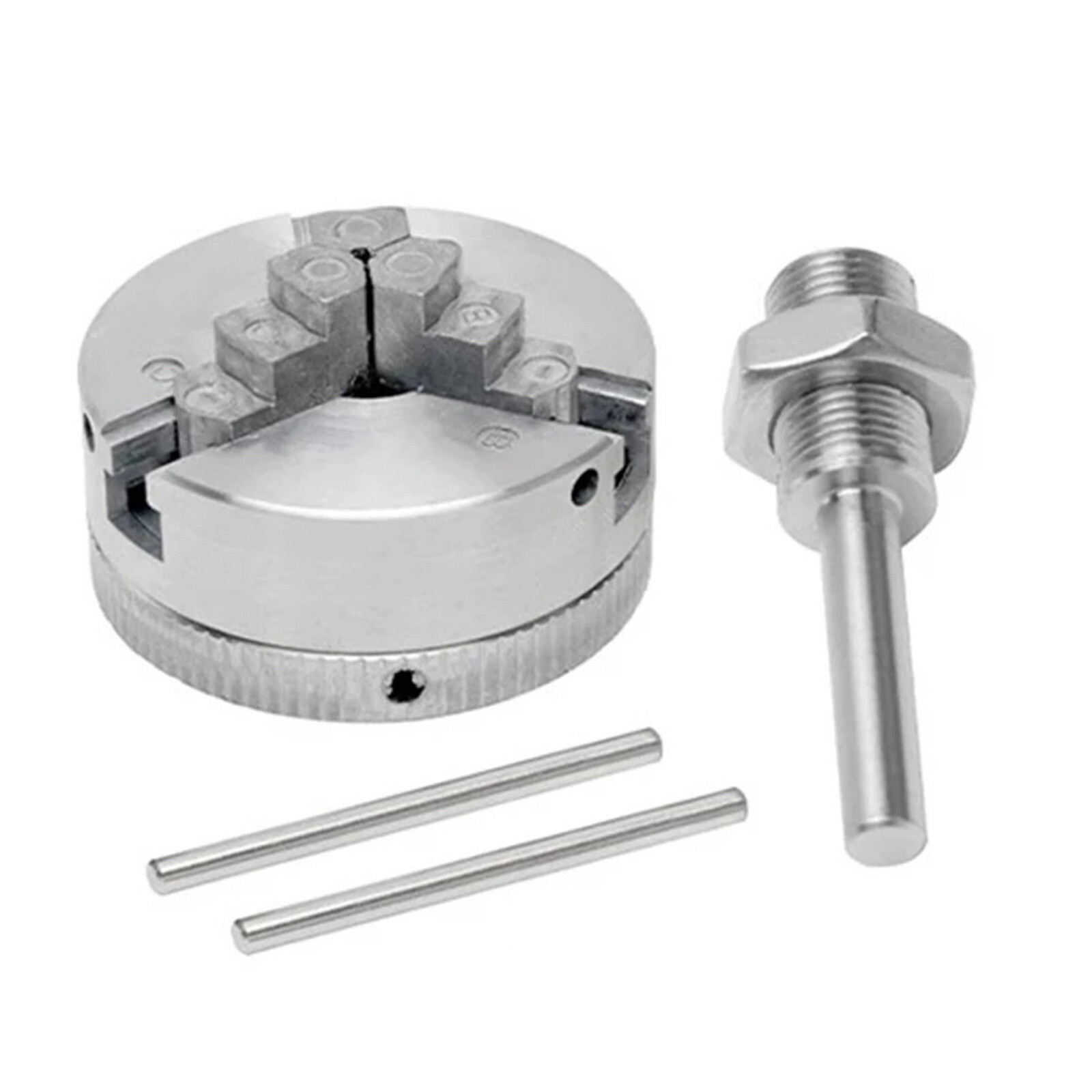 Metal 3/4 Jaws Manual Lathe Chuck Clamp Self-Centering Mini Drill Chuck