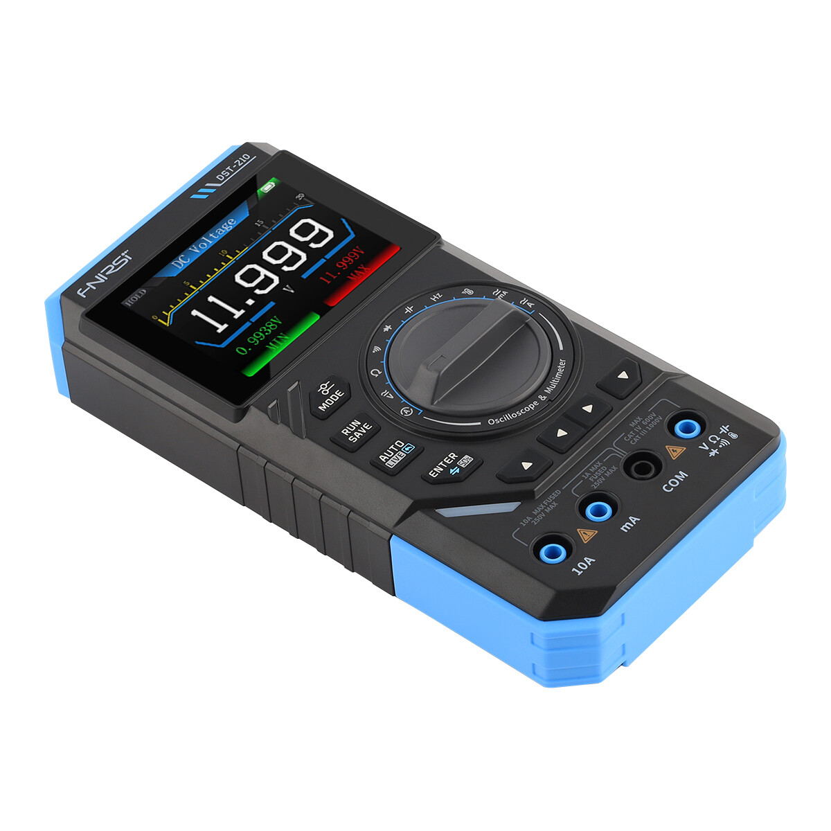 FNIRSI DST210 3-In-1 Handheld Digital Oscilloscope Multimeter Signal Generator`