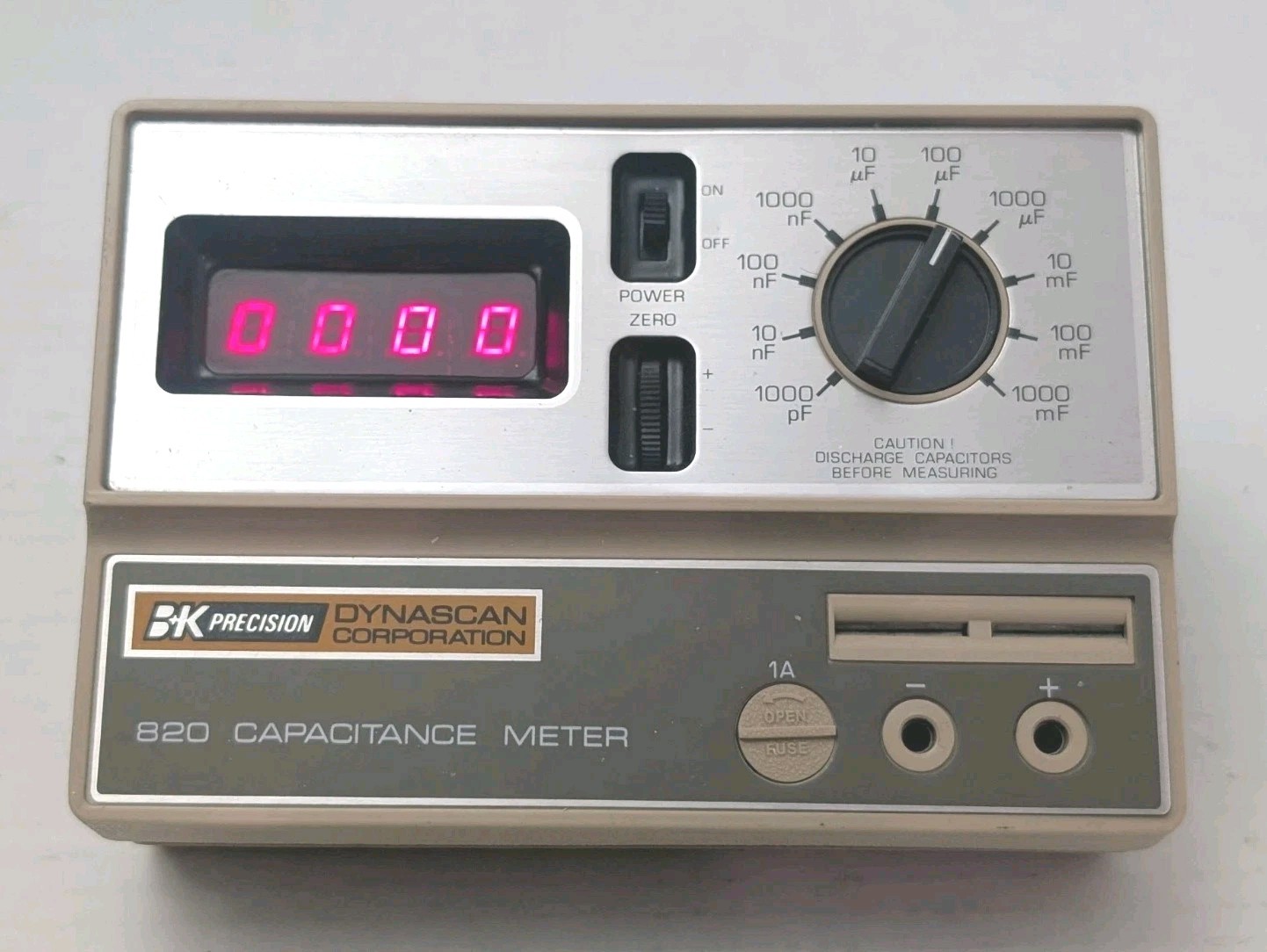 Vintage B&K Precision 820 Capacitance Meter No Leads
