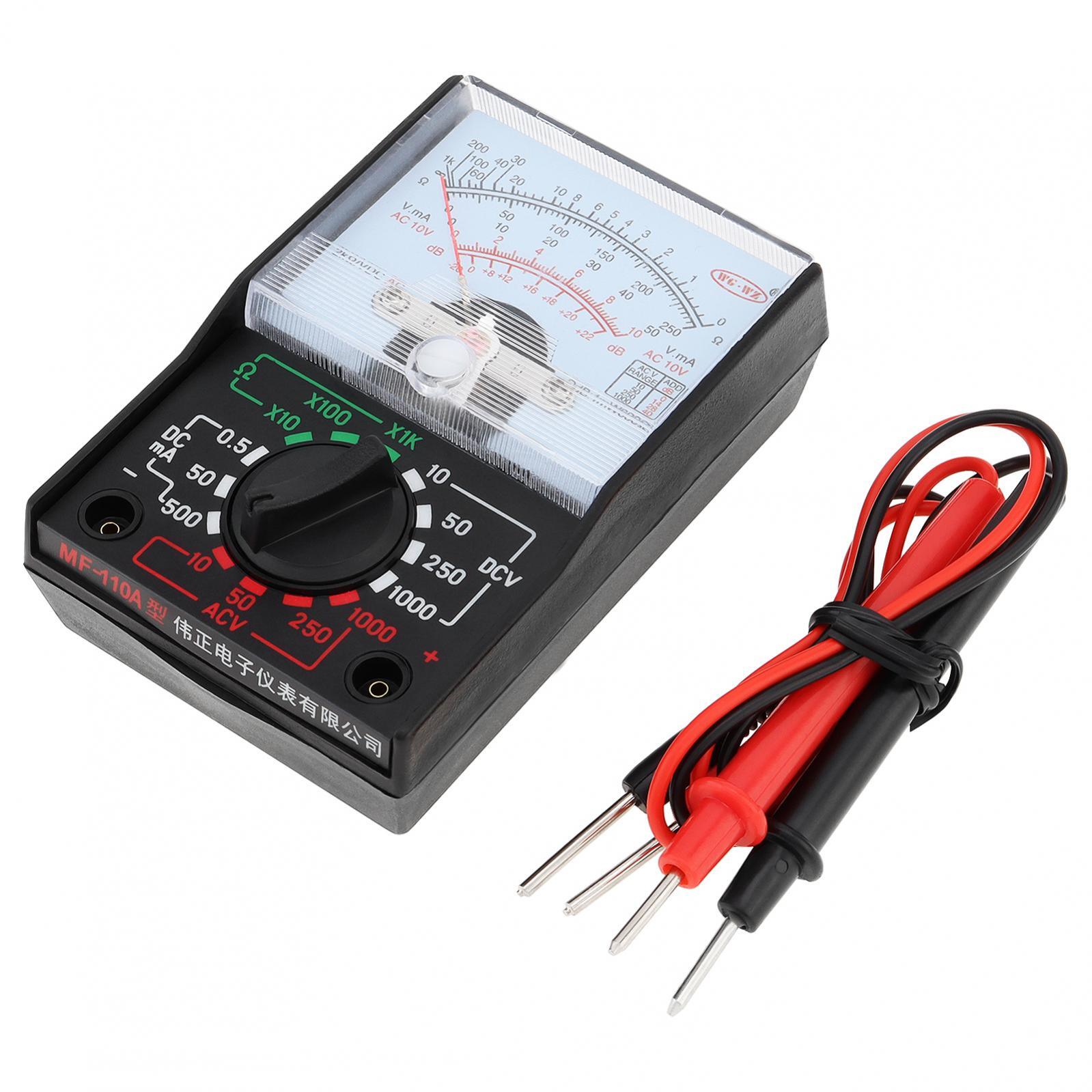Analog Multimeter Voltmeter Ammeter Ohmmeter Tester Meter OHM AC/DC Volt