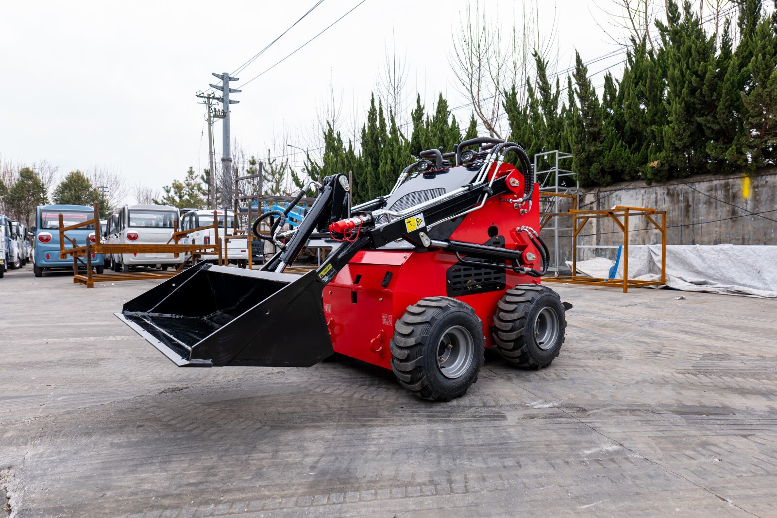 Free Ship MS380 Wheeled MINI Skid Steer Loader 23HP Flexible Skid Steer Loader