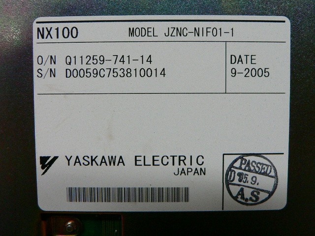 Yaskawa Electric Jznc-Nif01-1 Jzncnif011 Pc Board I/O Interface Nx100
