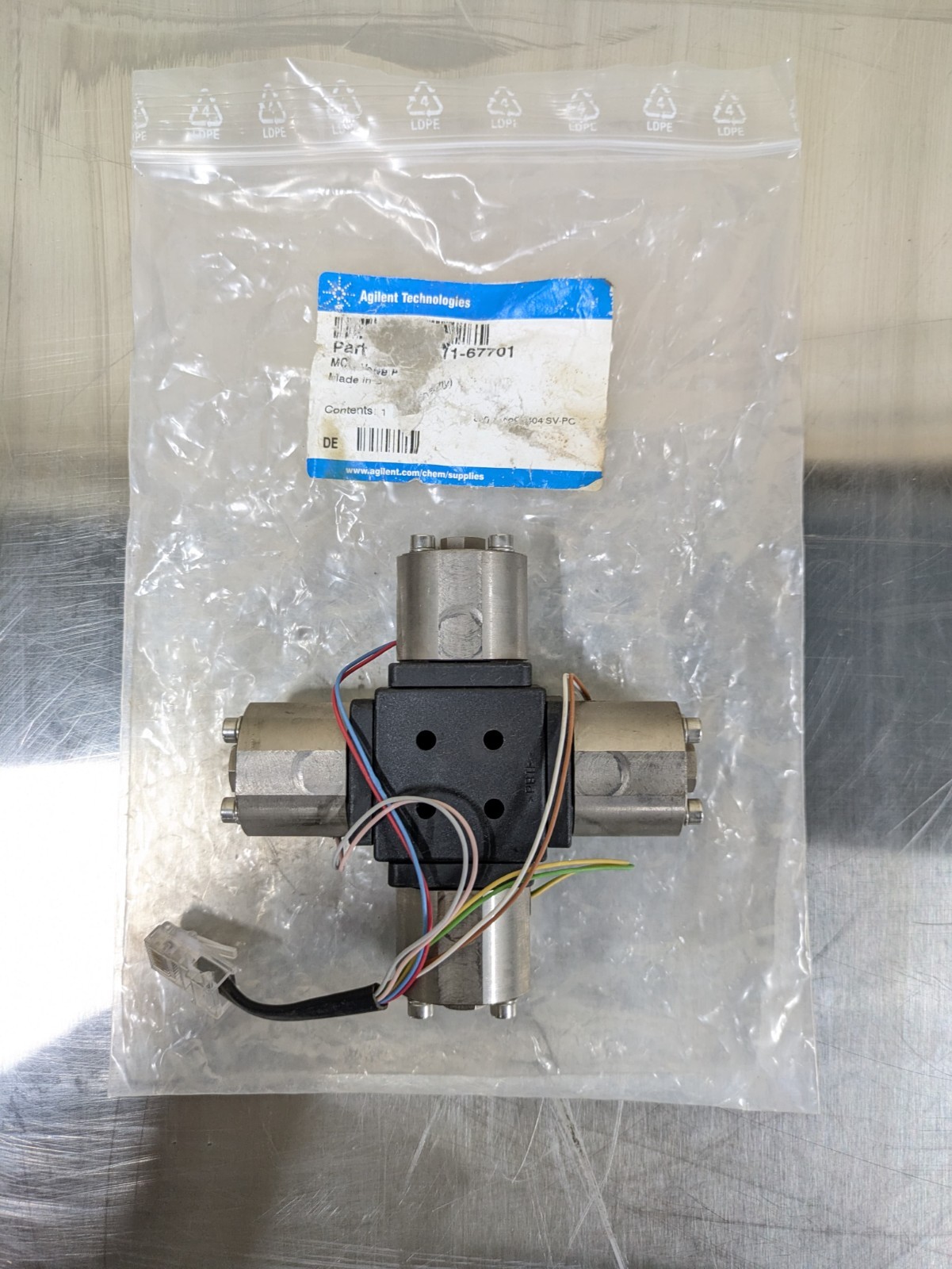 Agilent G1311-67701 MCGV Valve Assembly – Quaternary Pump – 1100/1200 HPLC