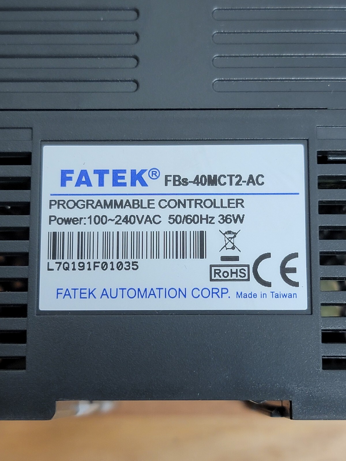 Fatek FBs-60MCT2-AC PLC
