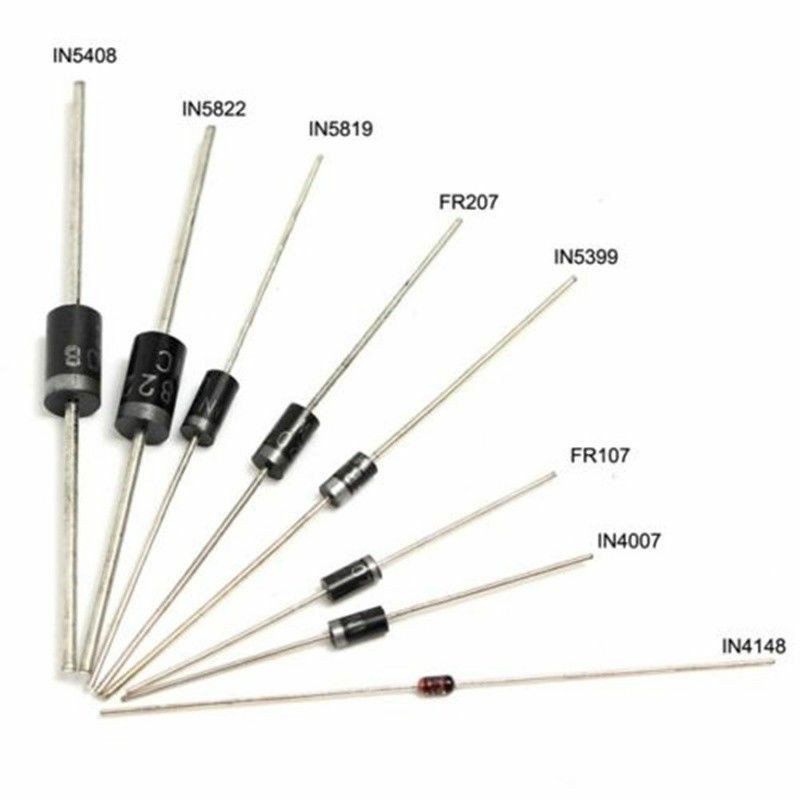 100Pcs 8 Values Diode Bag Assortment Kit Set 1N4148 FR107 1N5408 FR207