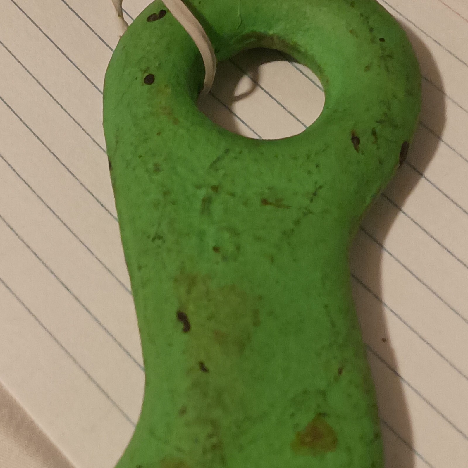 Lot of 2 Green Lifting Hooks, Unmarked Model, MPN Does Not Apply