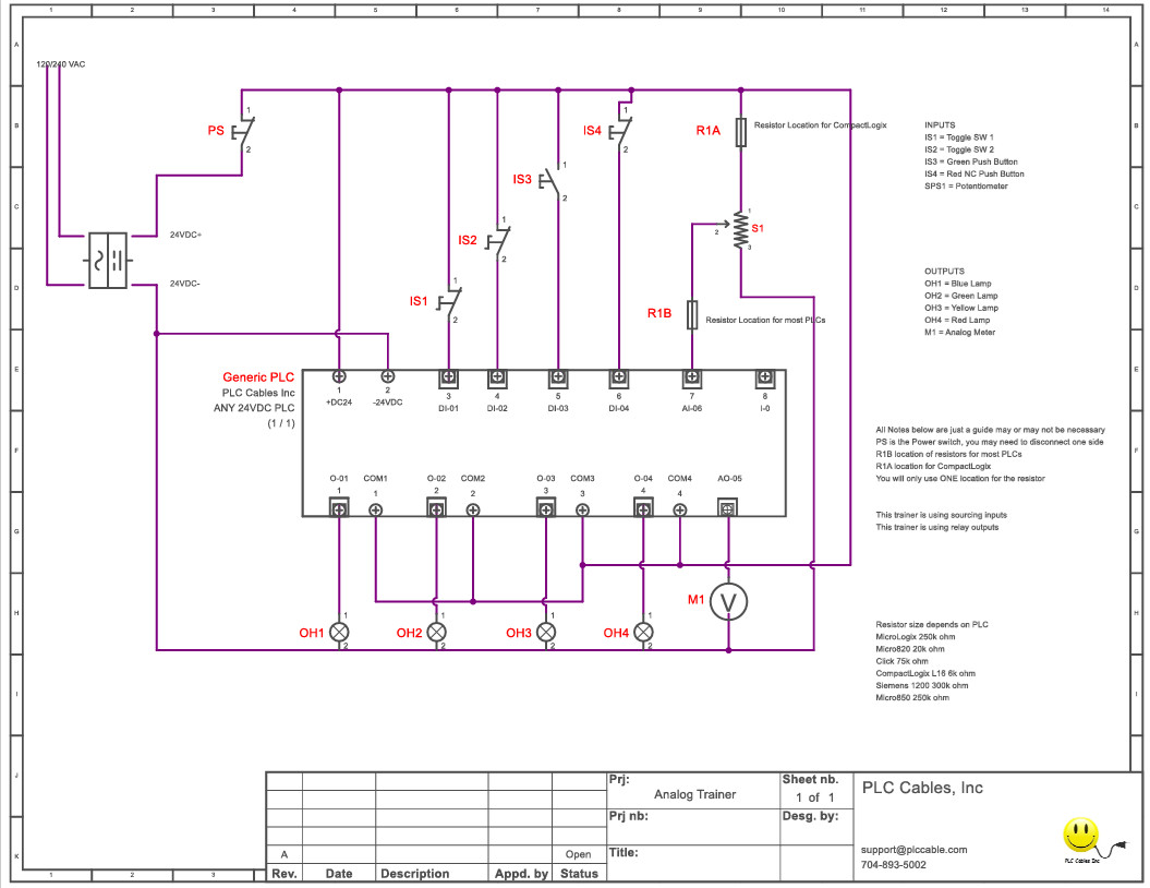 Analog Complete do it yourself PLC Trainer Kit ~ Build your own PLC Training