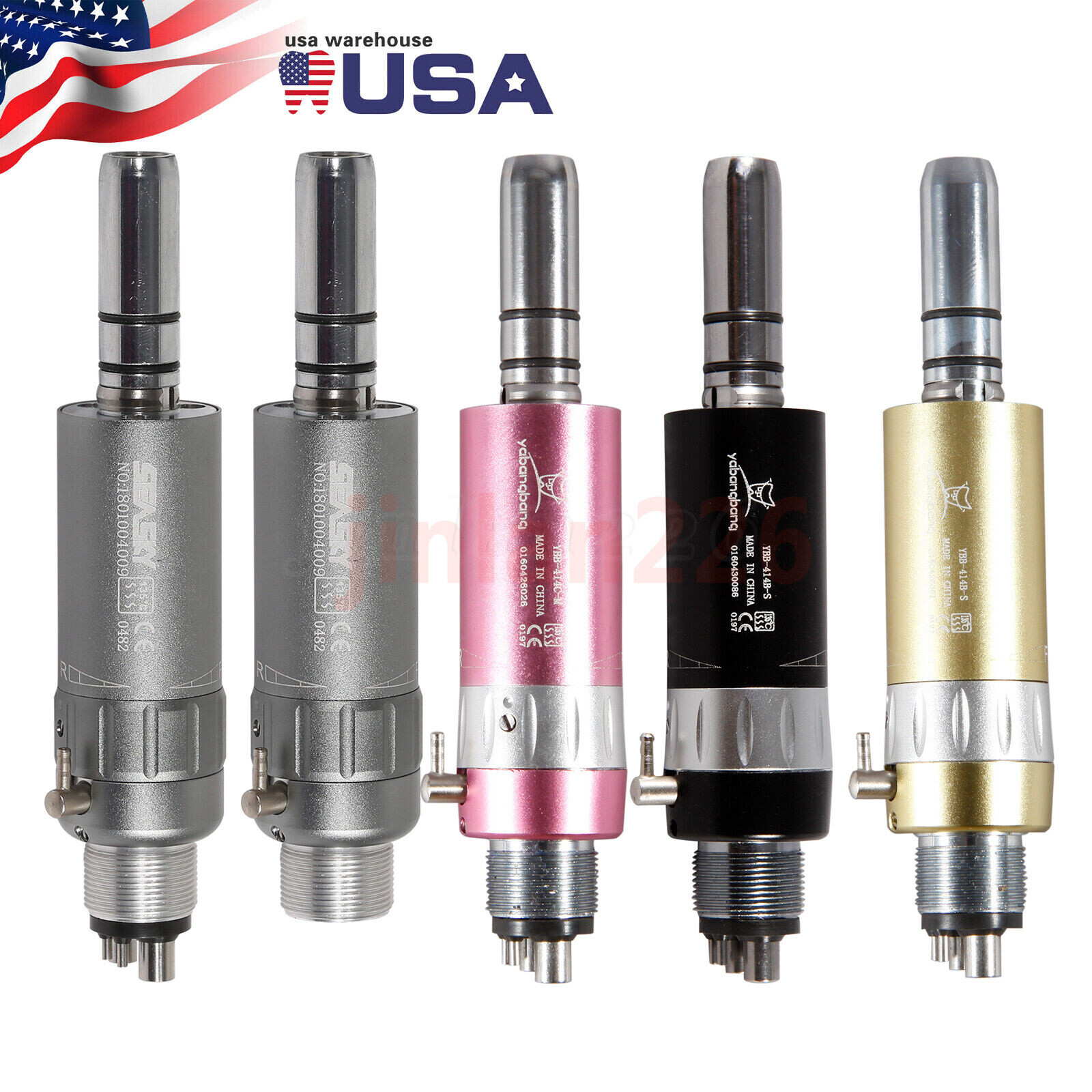 Dental low slow speed straight handpiece/ contra angle/ air motor 2/4 NSK E-type