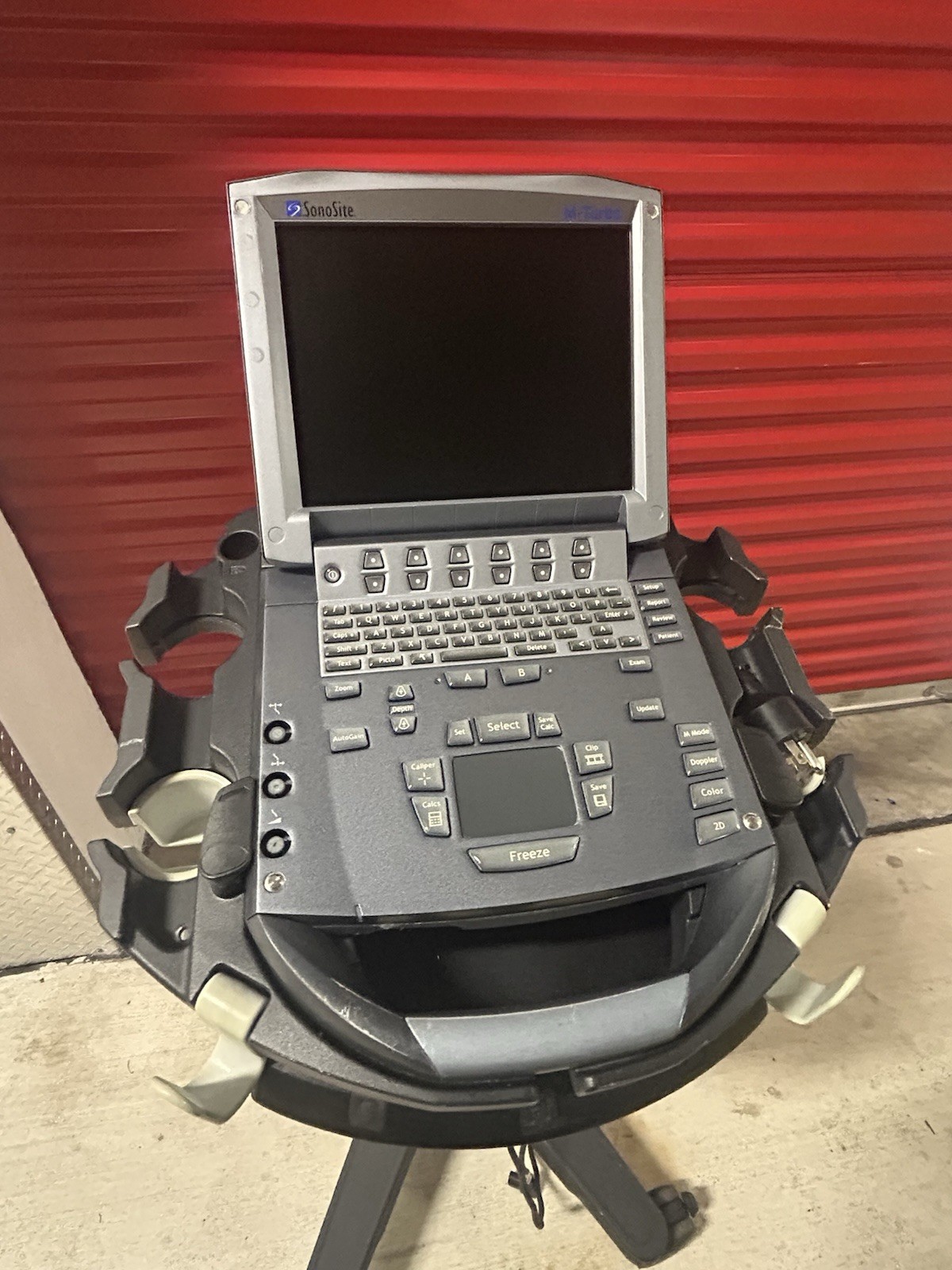 Sonosite M-turbo ultrasound With 13-6 Mhz Transducer and 5-1 Mhz Transducer