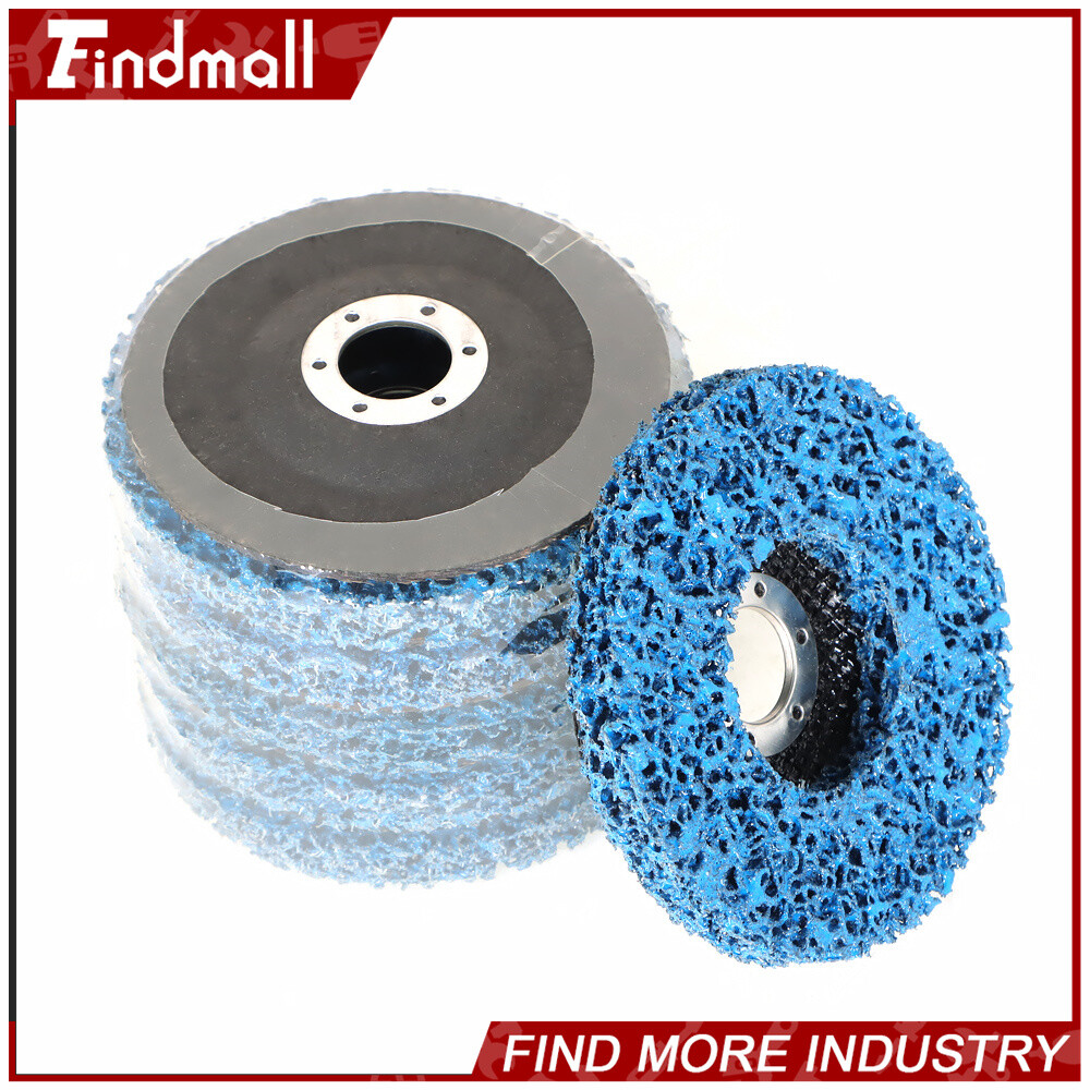 Findmall 10 x 4.5” Poly Strip Disc Wheel Paint Rust Removal Clean Angle Grinder