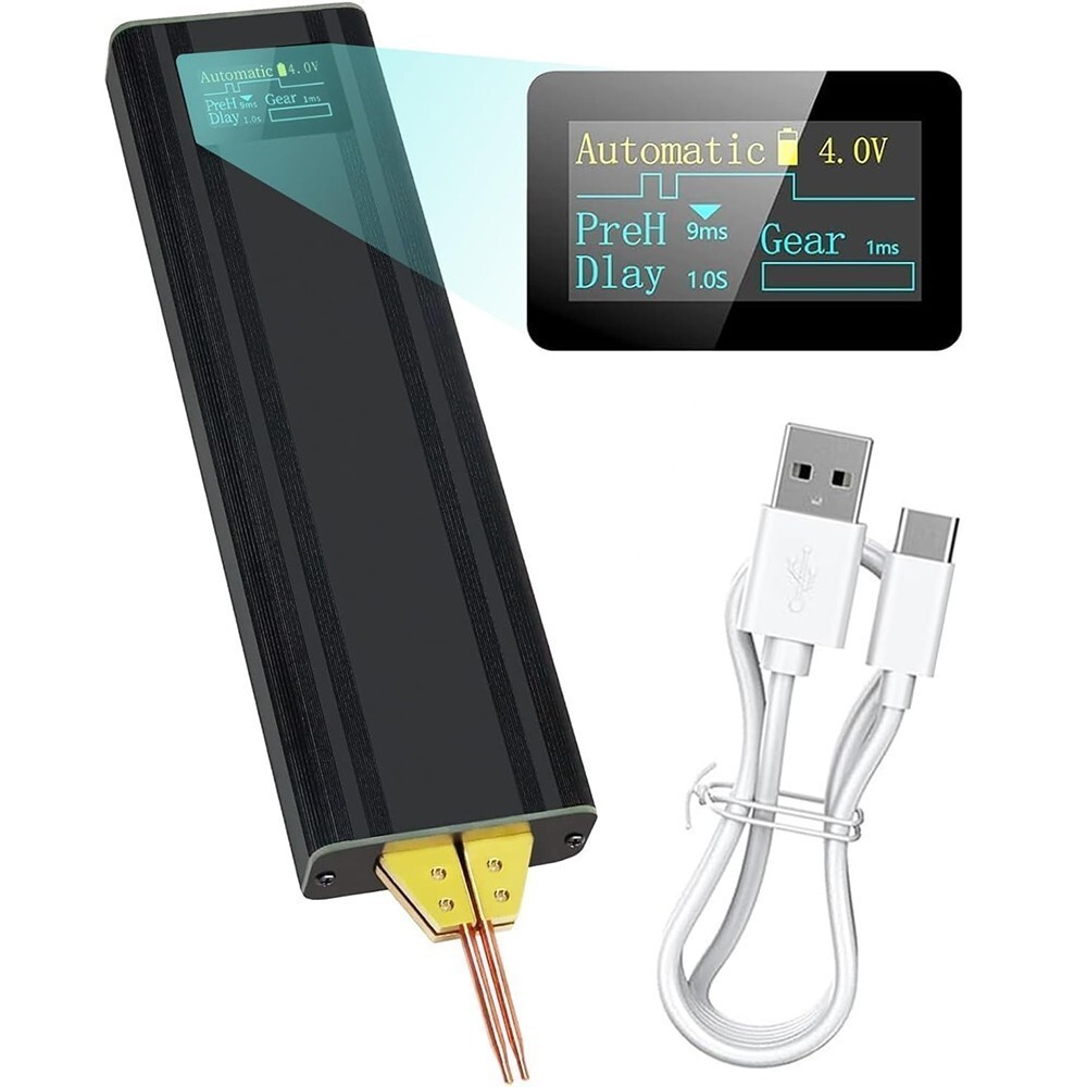 Battery Spot Welder 5000mAh Battery Portable Led Spot Welder for 18650 26650