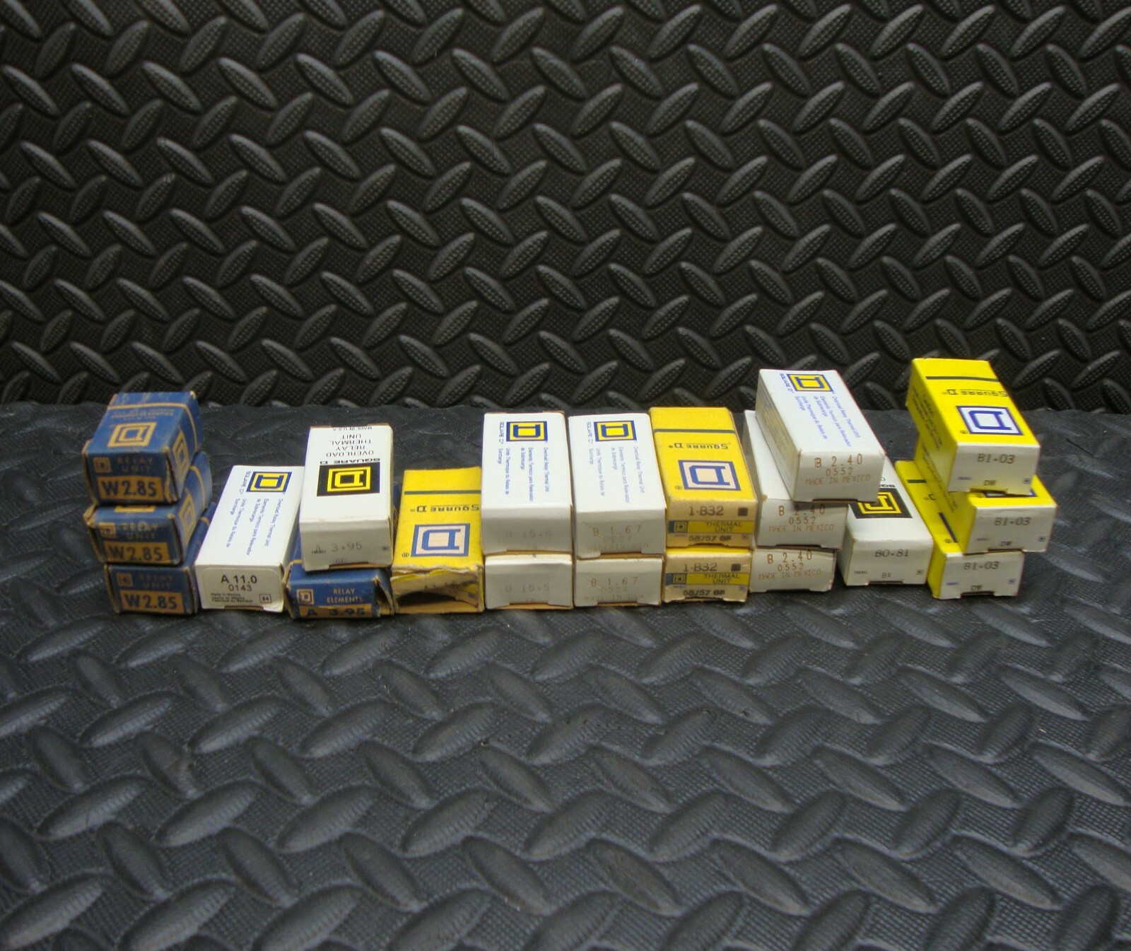 20 Lot NEW Square D Overload Relay B 1.03 0.81 2.40 15.5 1.67 32 A 11.0 3.95 1.1
