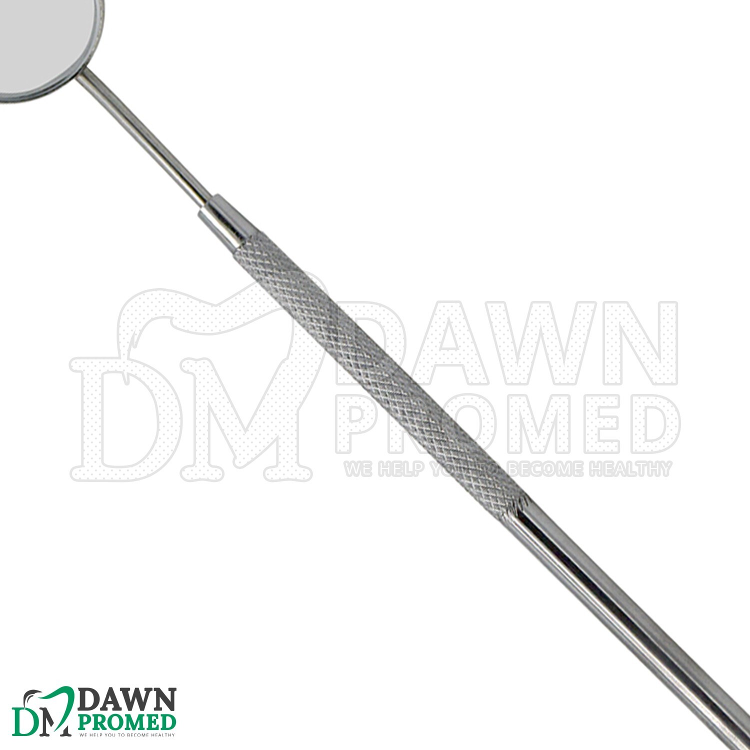 100 Pcs Dental Mouth Mirror #5 With Handle ENT Dental Instruments German Grade