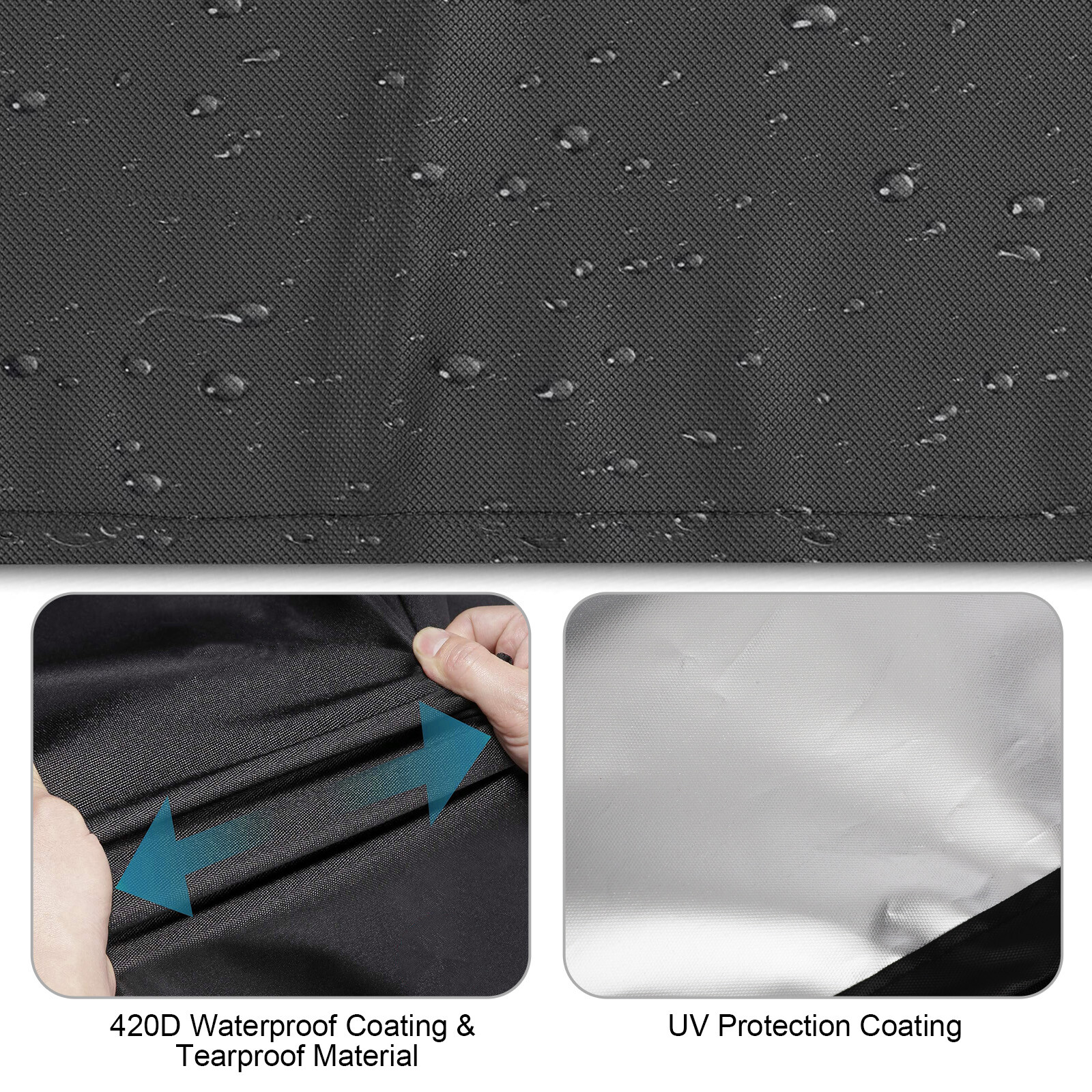 Waterproof Generator Cover Heavy Duty, Portable Outdoor Storage Cover 21x11x16″