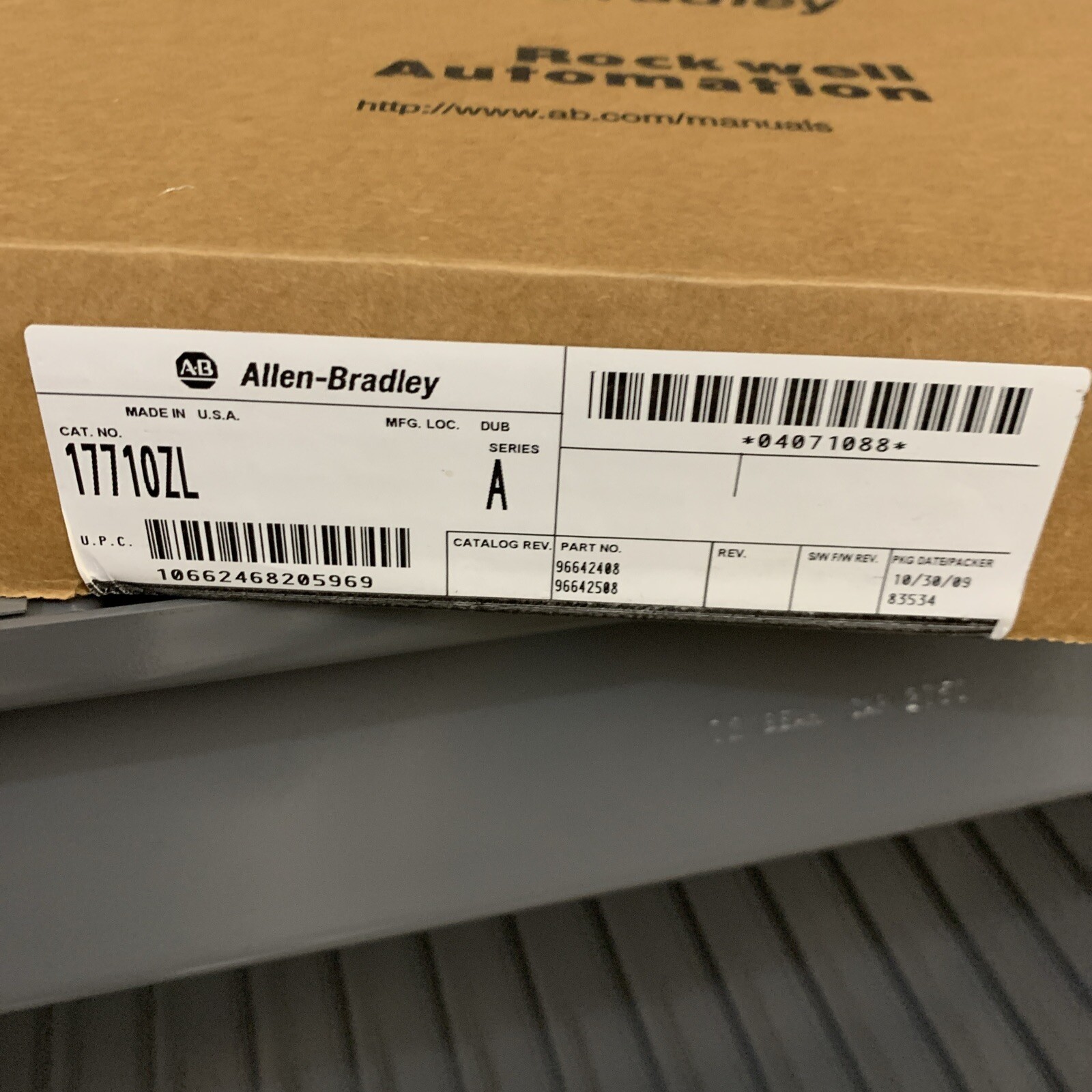 Allen Bradley 1771-OZL 1771OZL Rockwell Automation – Brand New Sealed