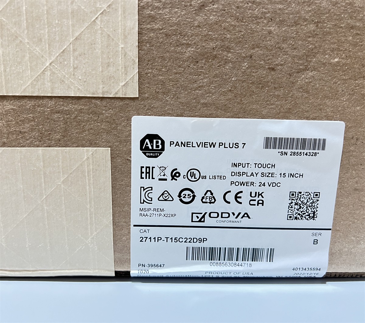 New 2711P-T15C22D9P /B PanelView Plus 7 15 Inch Color Touch