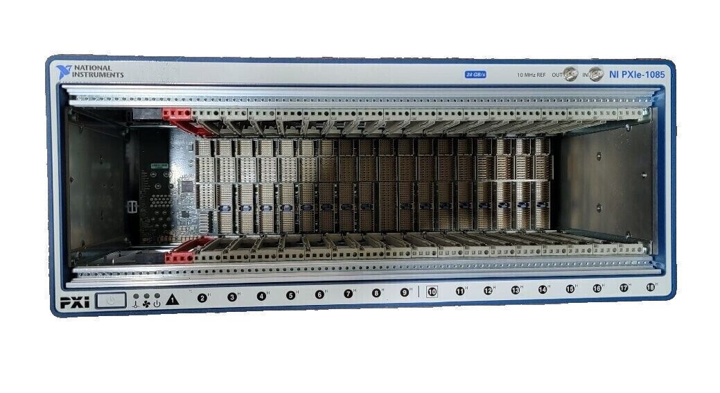 Used National Instruments NI PXIe-1085 18-Slot Up to 24 GB/s PXI Chassis